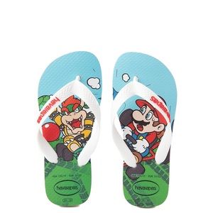 Havaianas Super Mario Kart flip flop Sandals White size 5